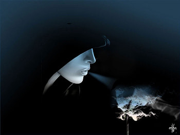 Cold air, horror, abstract, fantasy, 3d HD wallpaper