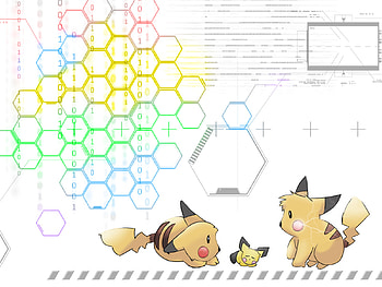 .:ELECTRiC FAMiLY:., white, electric, cute, techno, pichu, mice, pikachu, background, family, love, yellow, male, female, birth HD wallpaper