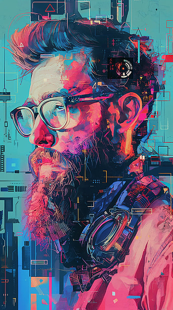 Hipster Glitch Art , glitch HD phone wallpaper