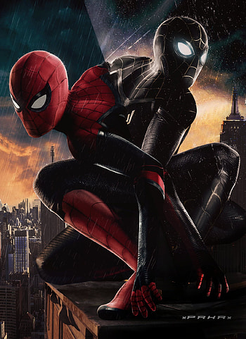 Cool spiderman poster, spiderman, art, fictional character, xprkpr, mcu HD phone wallpaper