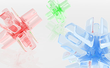 3D, Form, Glass HD wallpaper