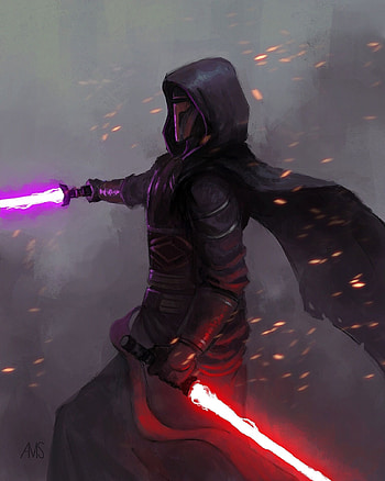 Darth Revan, Art by Aric Salyer, Star Wars artwork, Sith representation HD phone wallpaper
