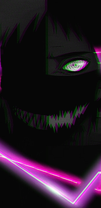Sad darkness, rinnegan, pink, villain, death, neon, happy, black, hero, life, naruto, akatsuki, dark, manga, anti hero, obito, anime, obito uchiha HD phone wallpaper