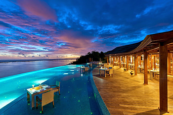 Tropical, , Resort, Pool, Sunset HD wallpaper