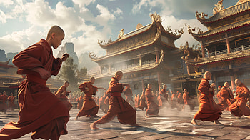 buddhist, monk HD wallpaper