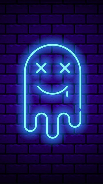 Pin de Sarah em . Papel de parede gráfico, Papel de parede azul para , Papeis de parede azuis, Blue Neon HD phone wallpaper