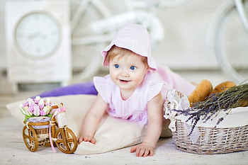 hirl, blue eyes, eyes, babies, baby, pure love, love, flowers, adorable, child HD wallpaper