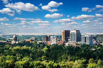 Downtown Boise, Hotel 43, Travels, Boise HD wallpaper