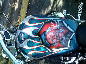 rest in peace, blue, bike, classic, peace HD wallpaper