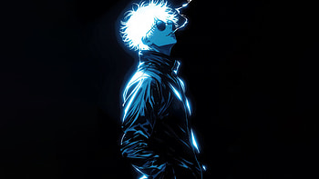 Satoru Gojo Jujutsu Kaisen Courage, jujutsu-kaisen, anime, artist, artwork, digital-art, ai, dark HD wallpaper
