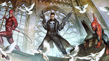 Spider-Man, Punisher and Daredevil , Spider-Man, Punisher and Daredevil Comic HD wallpaper