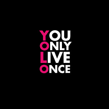 YOLO, magenta, logo HD phone wallpaper