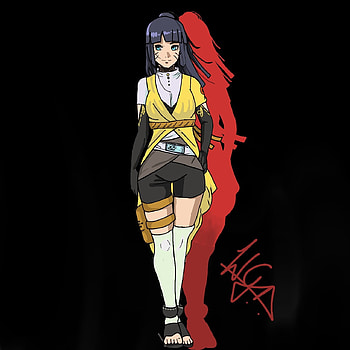 Himawari Uzamaki HD phone wallpaper