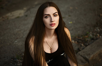 Beautiful Brunette , brunette, girls, model HD wallpaper