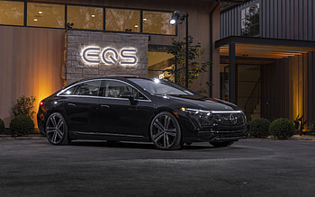 2022, Mercedes-Benz EQS 580 4Matic, , black sedan, electric cars, new black EQS, German cars, Mercedes-Benz HD wallpaper