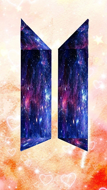 Bts Logo, Beautiful Background, BTS HD phone wallpaper