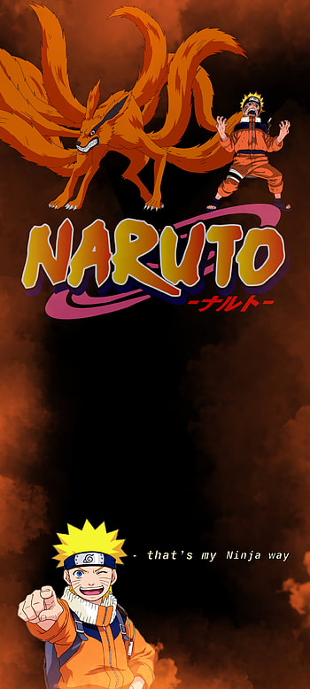 Naruto with 9 tails, Anime, Naruto HD phone wallpaper