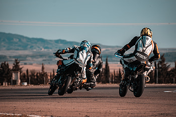pitbikes en circuito, vehicle, motorcycle HD wallpaper