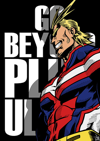 All Might, art, fictional character HD phone wallpaper