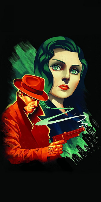 BioShock, Minimal poster, Artistic game ry, Stunning visuals HD phone wallpaper