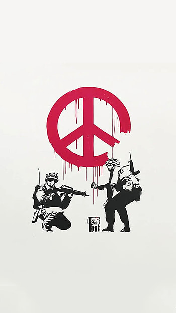 Peace Symbol, art, standwithukraine, warrior, Ukraine, stopwar HD phone wallpaper