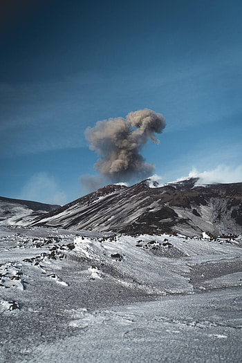 Nature, Mountain, Cloud, Volcano, Ash HD phone wallpaper
