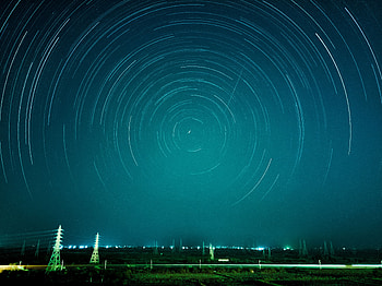 Sky, Universe, Stars, Polarization HD wallpaper