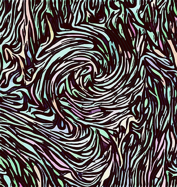 Stained glass, artwork, glitch HD phone wallpaper