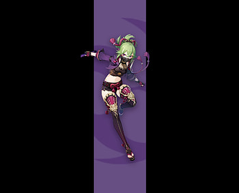 Kuki genshin, electro HD wallpaper