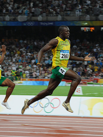Usain Bolt, Olympic 2015, Athletic achievement, Rio Games HD phone wallpaper