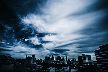 Cities, Sky, Night, City, Building HD wallpaper