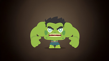 Icon Hulk, hulk, superheroes, artwork, art, digital-art, deviantart HD wallpaper