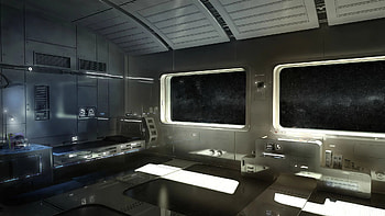 Spaceship interior, Futuristic design, Sci-fi technology, Space exploration HD wallpaper