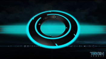 Tron Movie, Identity Disc, TRON Legacy, Neon Backgrounds HD wallpaper