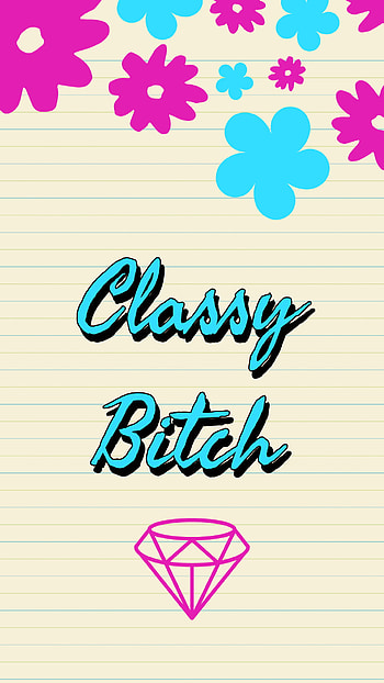 Classy, aqua, magenta, blue, saying HD phone wallpaper