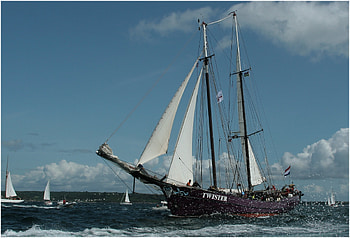 Sea, Wind, Vessel, Tall Ship HD wallpaper