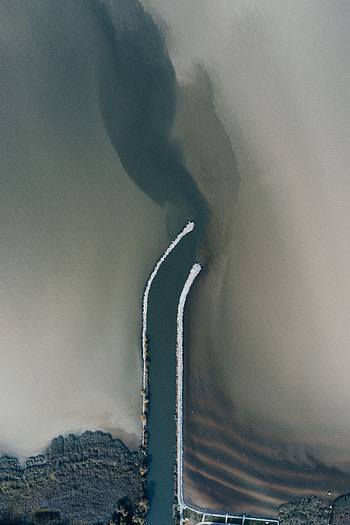 Water, View From Above, Miscellanea, Miscellaneous, Road HD phone wallpaper