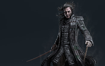Captain Salazar, Fearsome foe, Digital artwork, Captivating design HD wallpaper