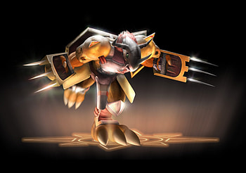 Wargreymon, Courage, Digimon, 3D HD wallpaper