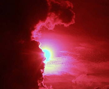 Rose Sky, clouds, rose, sky, sun HD wallpaper