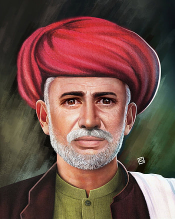 Sandipart: Mahatma Jyotiba Phule Indian activist. Indian dom fighters, , hop background HD phone wallpaper