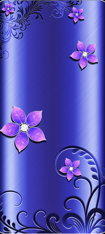 Luxury Purple Flowers, beautiful, magenta, pink, premium, metal HD phone wallpaper