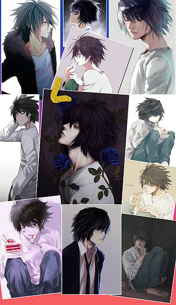 L, Deathnote, death note, anime HD phone wallpaper