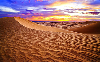Desert landscape, Nature's extremes, Barren beauty, Tranquil solitude HD wallpaper