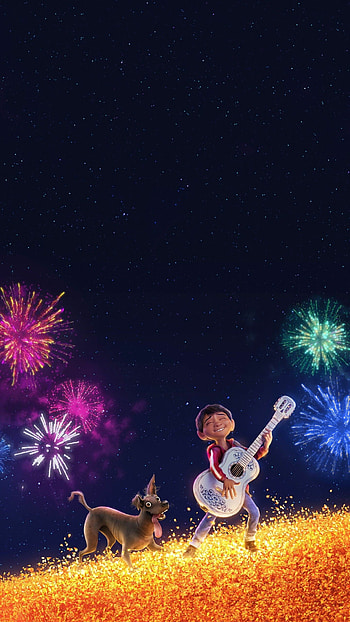 Miguel Coco , Animated character, Musical journey, Colorful visuals HD phone wallpaper