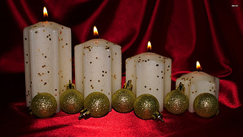 advent candles, decorations, , advent, candles HD wallpaper
