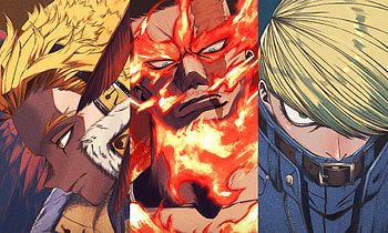 Endeavor × Hawks — My Hero Academia (Tsunagu Hakamada), Tsunagu Hakamada, Endeavor (Boku no Hero Academia), Hawks (Boku No Hero Academia), Anime, My Hero Academia HD wallpaper
