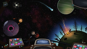 Outer Wilds Ventures, video game, Outer Wilds, space, galaxy, planet HD wallpaper