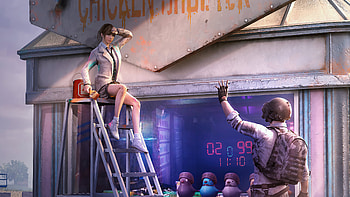 Pubg Girl And Helmet Guy , pubg, ps4-games, playerunknowns-battlegrounds, 2020-games, games HD wallpaper
