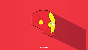 Iron Man Minimal Red , iron-man, superheroes, minimalism, minimalist, red, artist, artwork, digital-art HD wallpaper